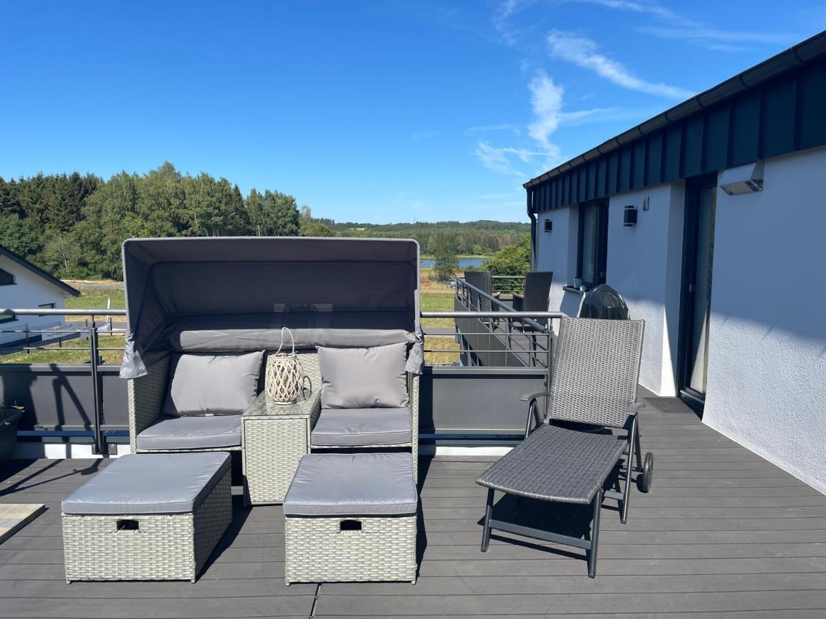 #Neu L Seeblick L Netflix L Boxspring L Nespresso L E-Tuer L Terrasse L 82M2 Ulmen Ngoại thất bức ảnh